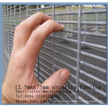 Made in China enclosure security screen panels solid H piers supported high security anti climb 358 grill fence panels